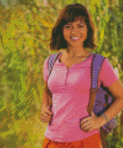 Isabela Merced As Dora Diamond Paintings