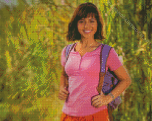 Isabela Merced As Dora Diamond Paintings