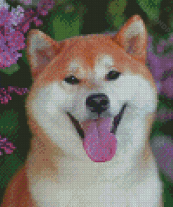 Japanese Dog Diamond Paintings