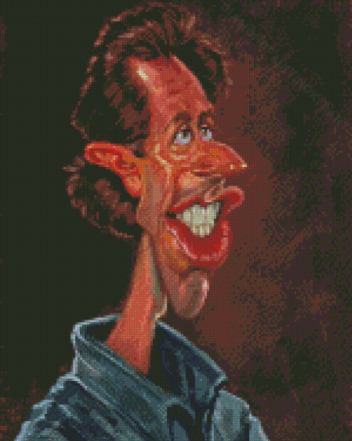 Jerry Seinfeld Caricature Diamond Paintings