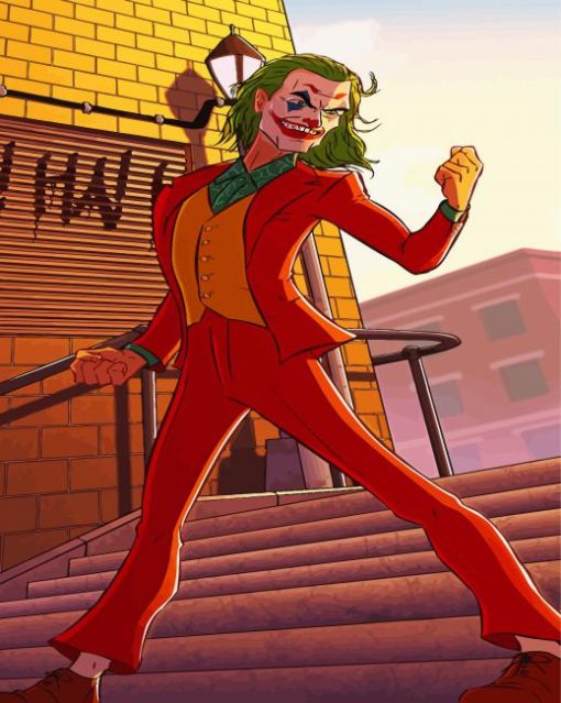 Joker Dance Animation Art Diamond Paintings