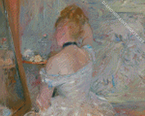 Lady At Her Toilette By Berthe Morisot Diamond Paintings