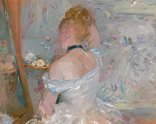 Lady At Her Toilette By Berthe Morisot Diamond Paintings