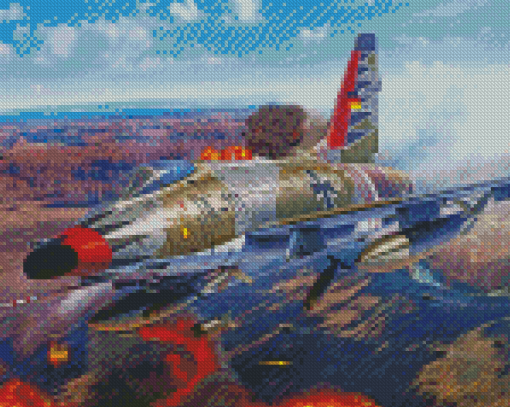 NA F100 Super Sabre Diamond Paintings