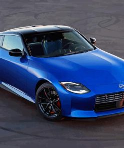 Nissan Z Blue Car Diamond Paintings