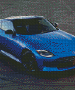 Nissan Z Blue Car Diamond Paintings