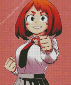 Ochako Uraraka Character Art Diamond Paintings