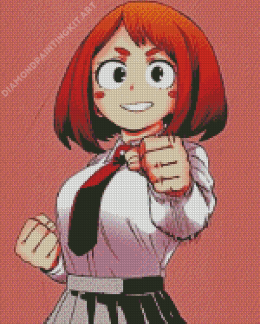 Ochako Uraraka Character Art Diamond Paintings