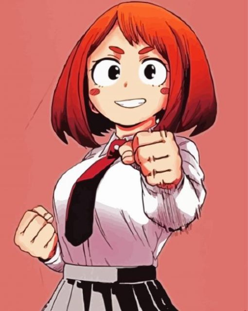 Ochako Uraraka Character Art Diamond Paintings