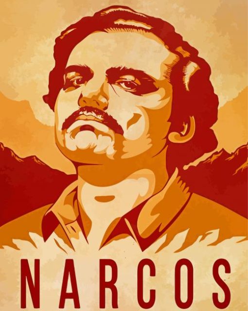 Pablo Escobar Narcos Poster Diamond Paintings