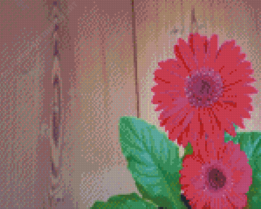 Pink Sunflowers Diamond Paintings