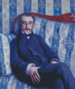 Portrait Of A Man By Caillebotte Diamond Paintings