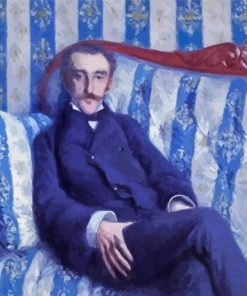 Portrait Of A Man By Caillebotte Diamond Paintings