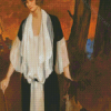 Portrait Of The Future Countess Henri De Boisgelin By Leon Bakst Diamond Paintings