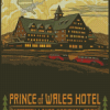 Prince Of Wales Hotel Waterton National Park Poster Diamond Paintings