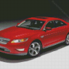 Red Ford Taurus Car Diamond Paintings