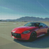 Red Nissan Z Diamond Paintings