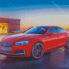 Red Audi S5 Engine Diamond Paintings