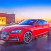 Red Audi S5 Engine Diamond Paintings