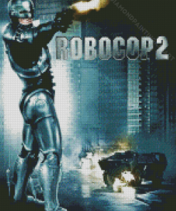 Science Fiction Movie Robocop 2 Diamond Paintings