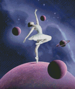 Space Ballerina Diamond Paintings