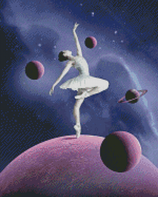 Space Ballerina Diamond Paintings