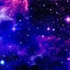 Stars In Blue Purple Galaxy Diamond Paintings