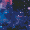 Stars In Blue Purple Galaxy Diamond Paintings