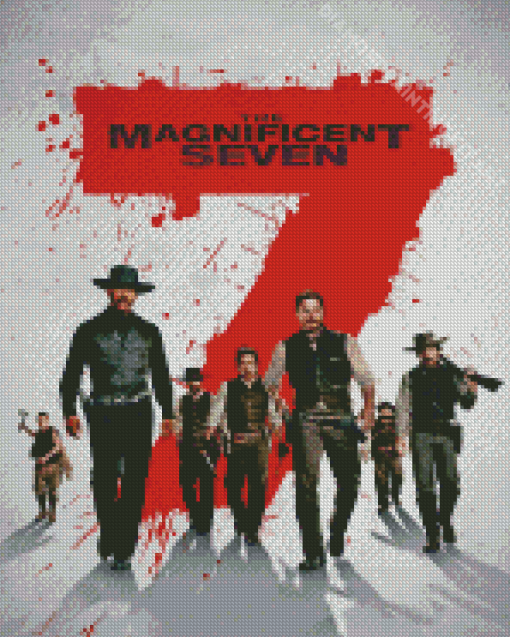 The Magnificent Seven Poster Diamond Paintings