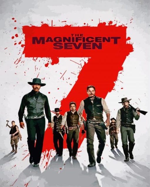 The Magnificent Seven Poster Diamond Paintings