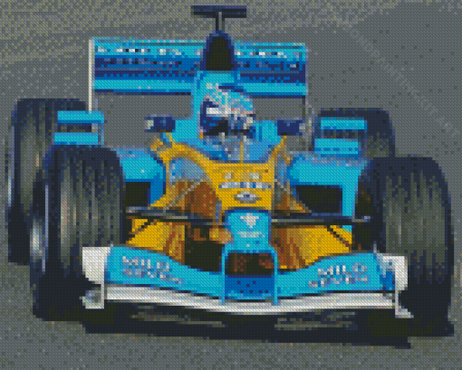 The Renault R202 Formula One Car Diamond Paintings