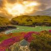 Tintagel At Sunset Diamond Paintings