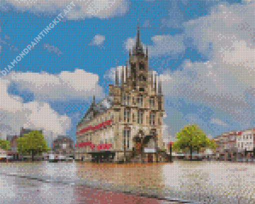 Town Hall Gouda Netherlands Diamond Paintings