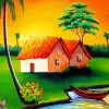 Village Scene Art Diamond Paintings