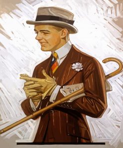 Vintage Retro Man Diamond Paintings