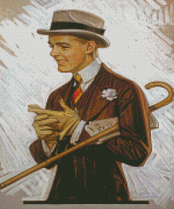 Vintage Retro Man Diamond Paintings