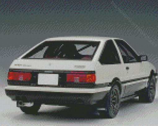 Vintage Toyota AE86 Trueno Diamond Paintings