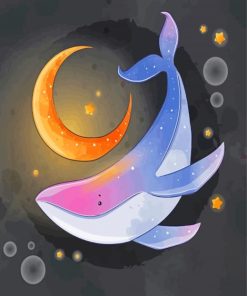 Whale Sky Diamond Paintings