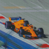 Yellow F1 Diamond Paintings