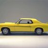 Yellow Mercury Cougar Classic Car Diamond Paintings