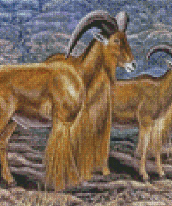 Aoudad Sheeps Art Diamond Paintings