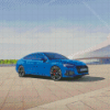 Audi S5 Blue Car Diamond Paintings