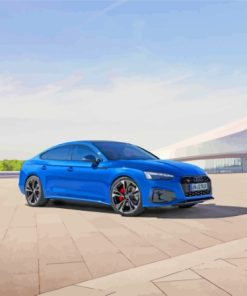 Audi S5 Blue Car Diamond Paintings