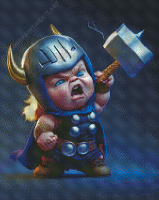 Baby Thor Marvel Diamond Paintings