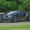 Black Bugatti Chiron Car Diamond Paintings