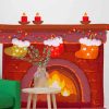 Chrismas Fireplace Diamond Paintings