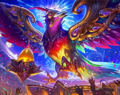 Colorful Anivia Bird Diamond Paintings