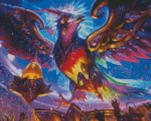 Colorful Anivia Bird Diamond Paintings