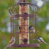 Cool Bird Feeder Diamond Paintings