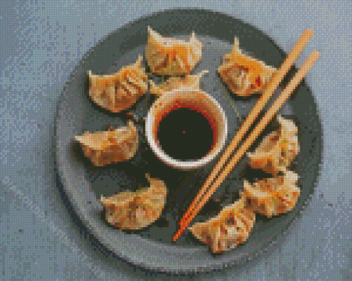 Cool Dumplings Diamond Paintings